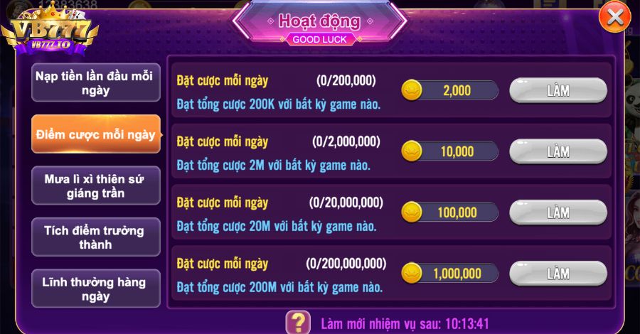 777King, trang web trò chơi câu cá này, cung cấp nhiều chương trình khuyến mãi hấp dẫn - 777King